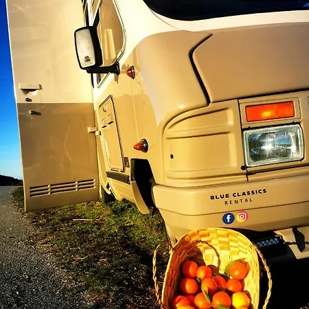 Rent A 'Le Voyageur' Camper Van With Blue Classics Lyxtält *